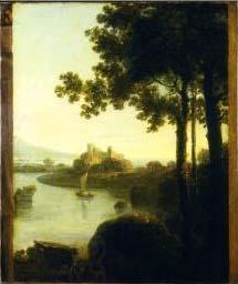 Richard Wilson River Scene with Castle, China oil painting art